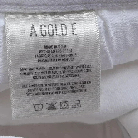 Agolde White Jeans Denim High Rise Distressed Skinny Sophie Drop Size 27 - Picture 11 of 13